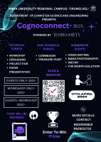 CognoConnect 2024 Computer Science Symposium Poster